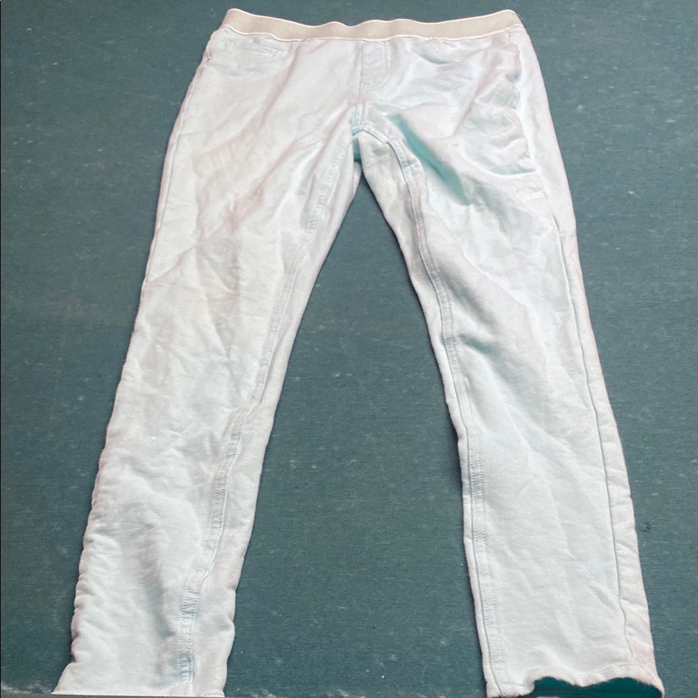 White Casual Pants